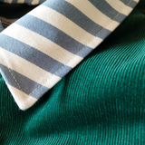 “Vertical Blue Stripes” collar